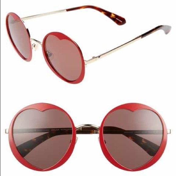 NWT Kate Spade Rosaria Cut out heart Sunglasses Valentines main image 4